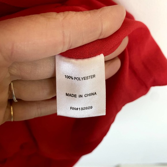 Revolve Superdown Carla Ruched Mini Dress Red Size Small - Picture 6 of 8